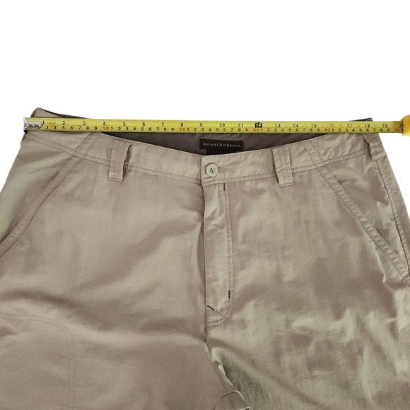 ROYAL ROBBINS outdoor beige hiking travel pants 36w/34l - Picture 13 of 15
